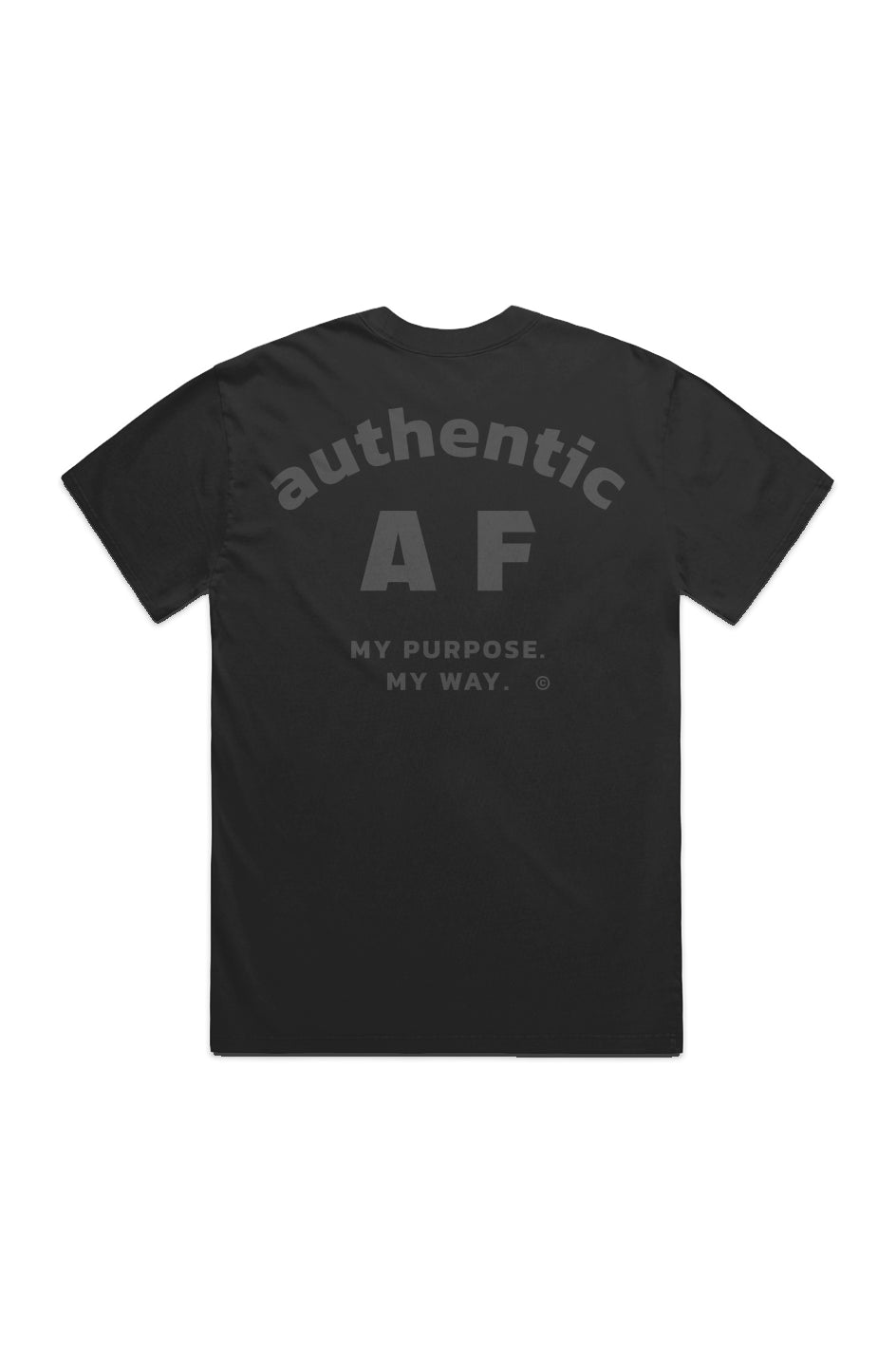 Authentic AF Heavy Loose Faded Tee