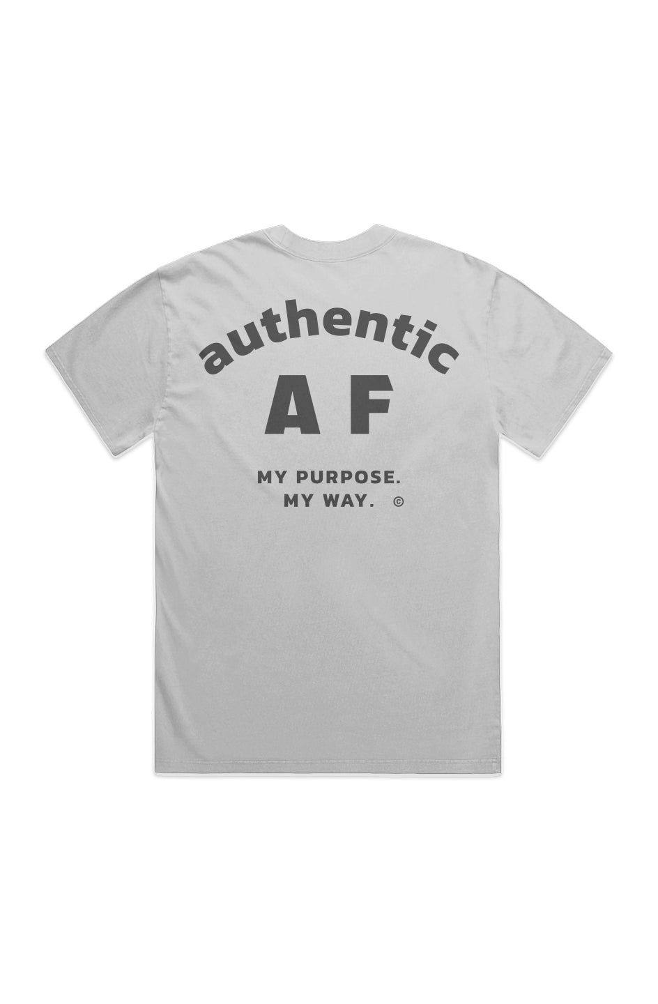 Authentic AF Heavy Loose Faded Tee