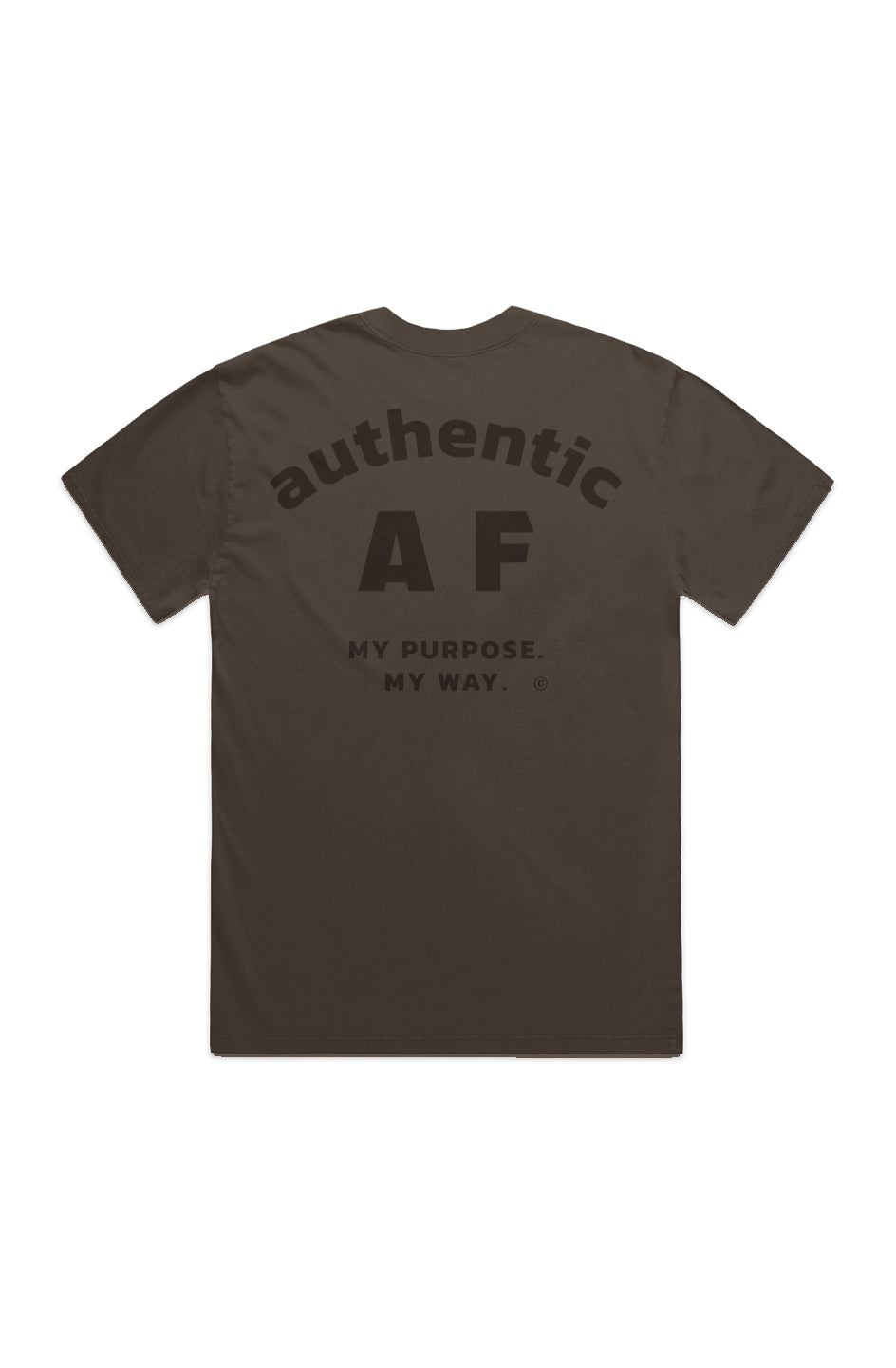 Authentic AF Heavy Loose Faded Tee