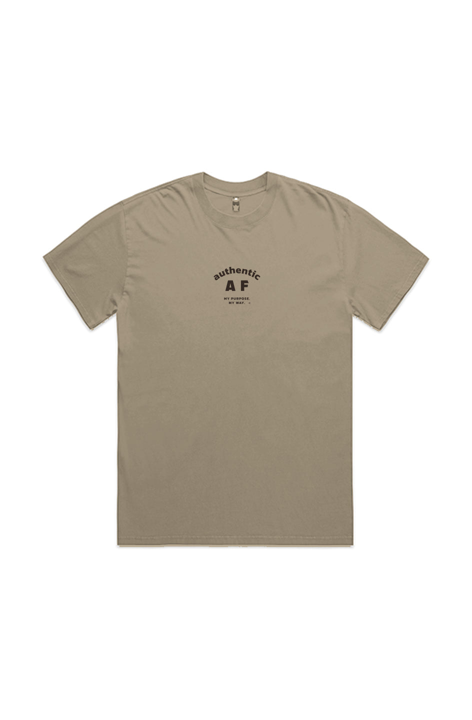 Authentic AF Heavy Loose Faded Tee