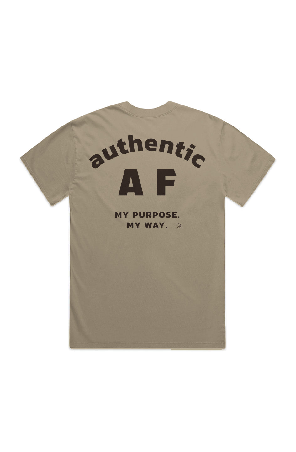 Authentic AF Heavy Loose Faded Tee