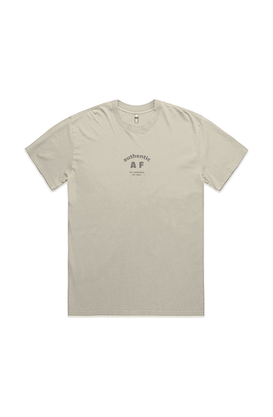 Authentic AF Heavy Loose Faded Tee
