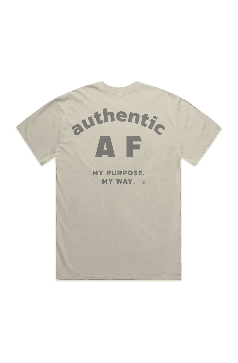 Authentic AF Heavy Loose Faded Tee
