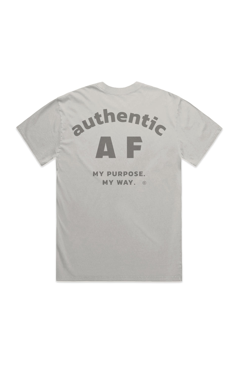 Authentic AF Heavy Loose Faded Tee