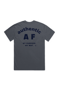 Authentic AF Heavy Loose Faded Tee