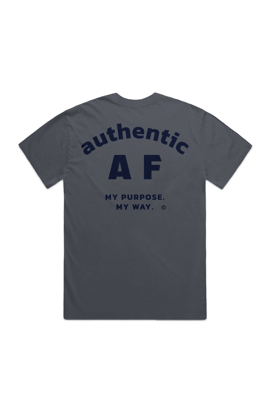 Authentic AF Heavy Loose Faded Tee