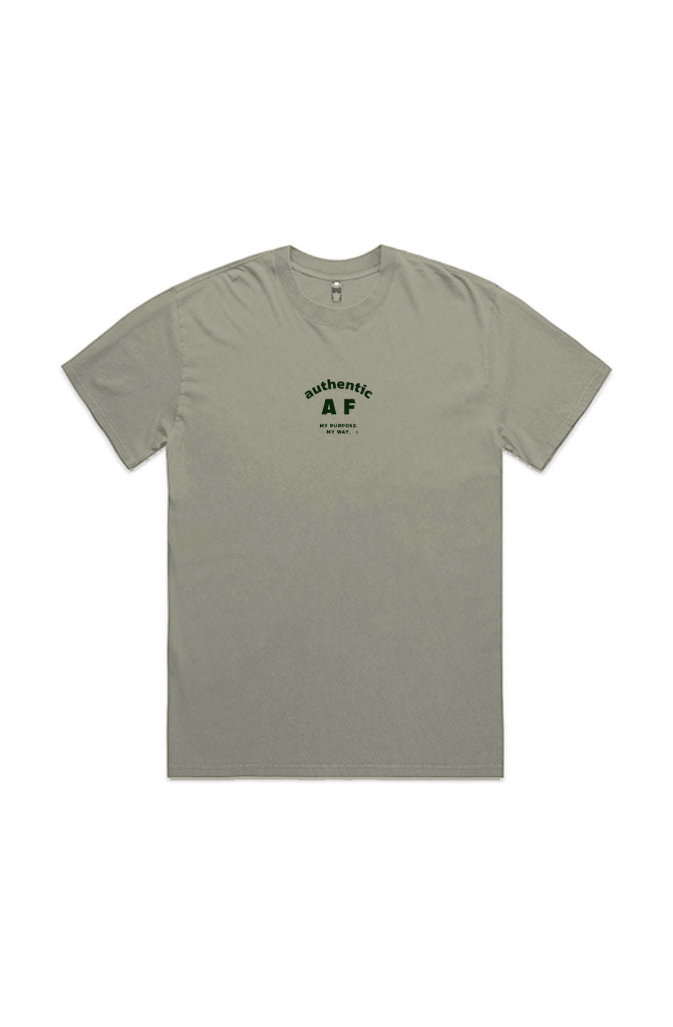 Authentic AF Heavy Loose Faded Tee