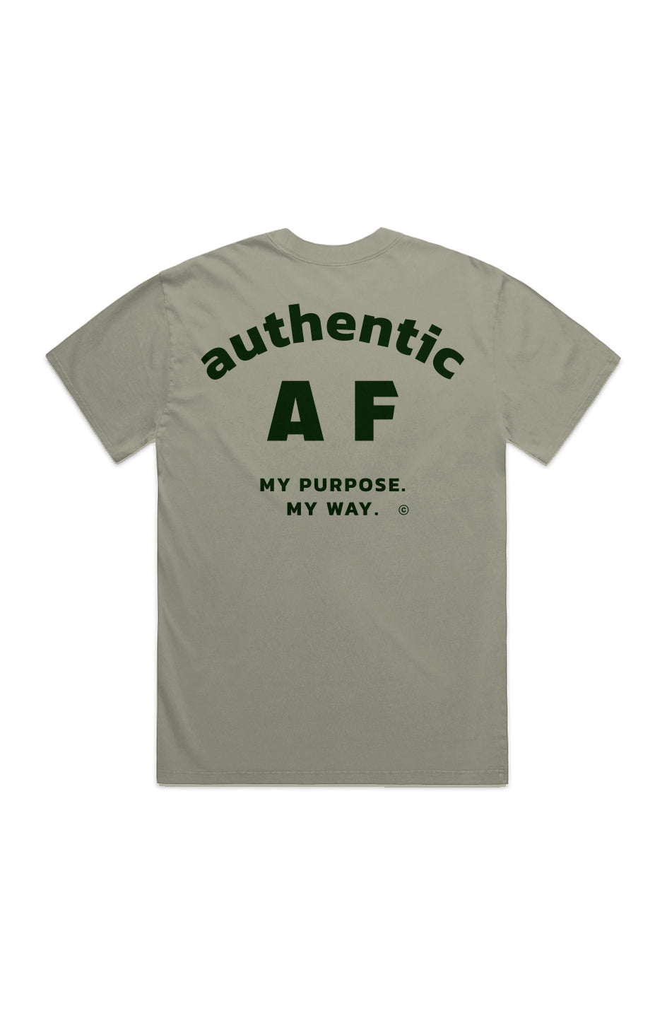 Authentic AF Heavy Loose Faded Tee