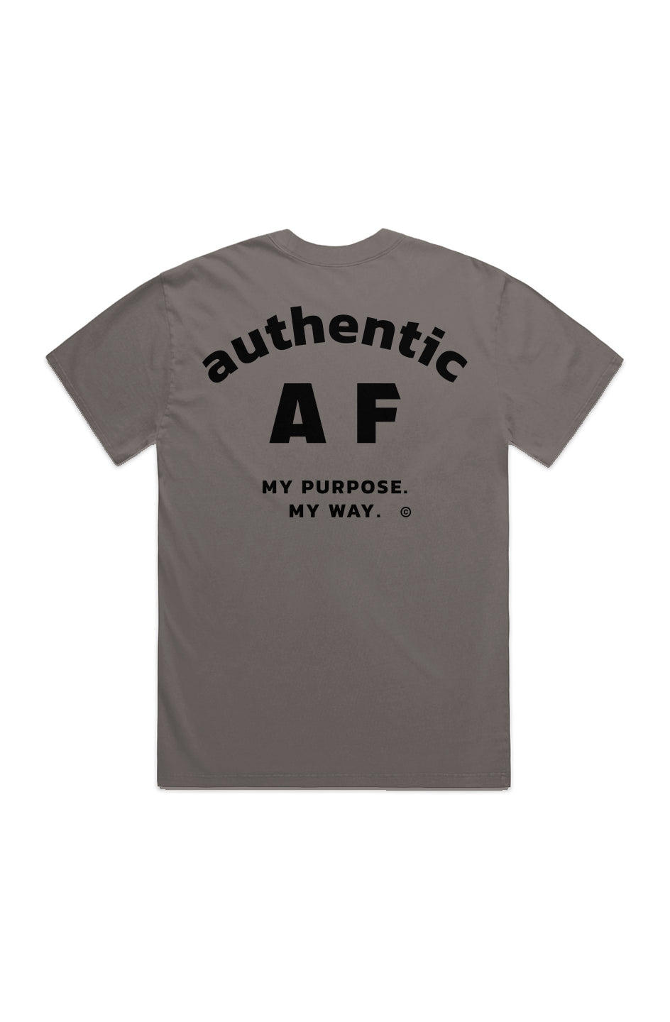 Authentic AF Heavy Loose Faded Tee