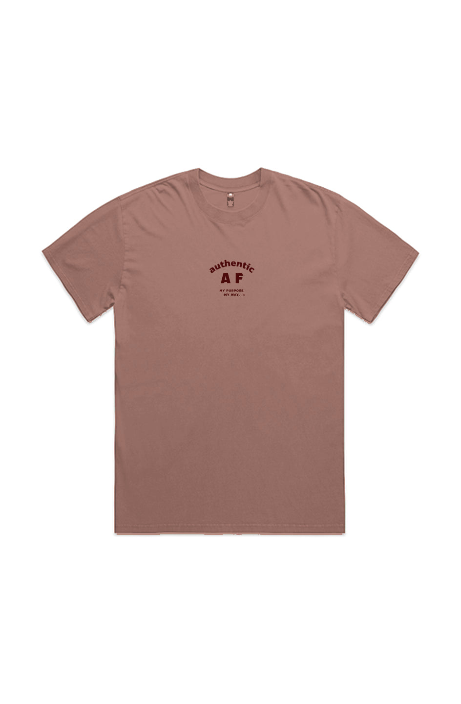 Authentic AF Heavy Loose Faded Tee