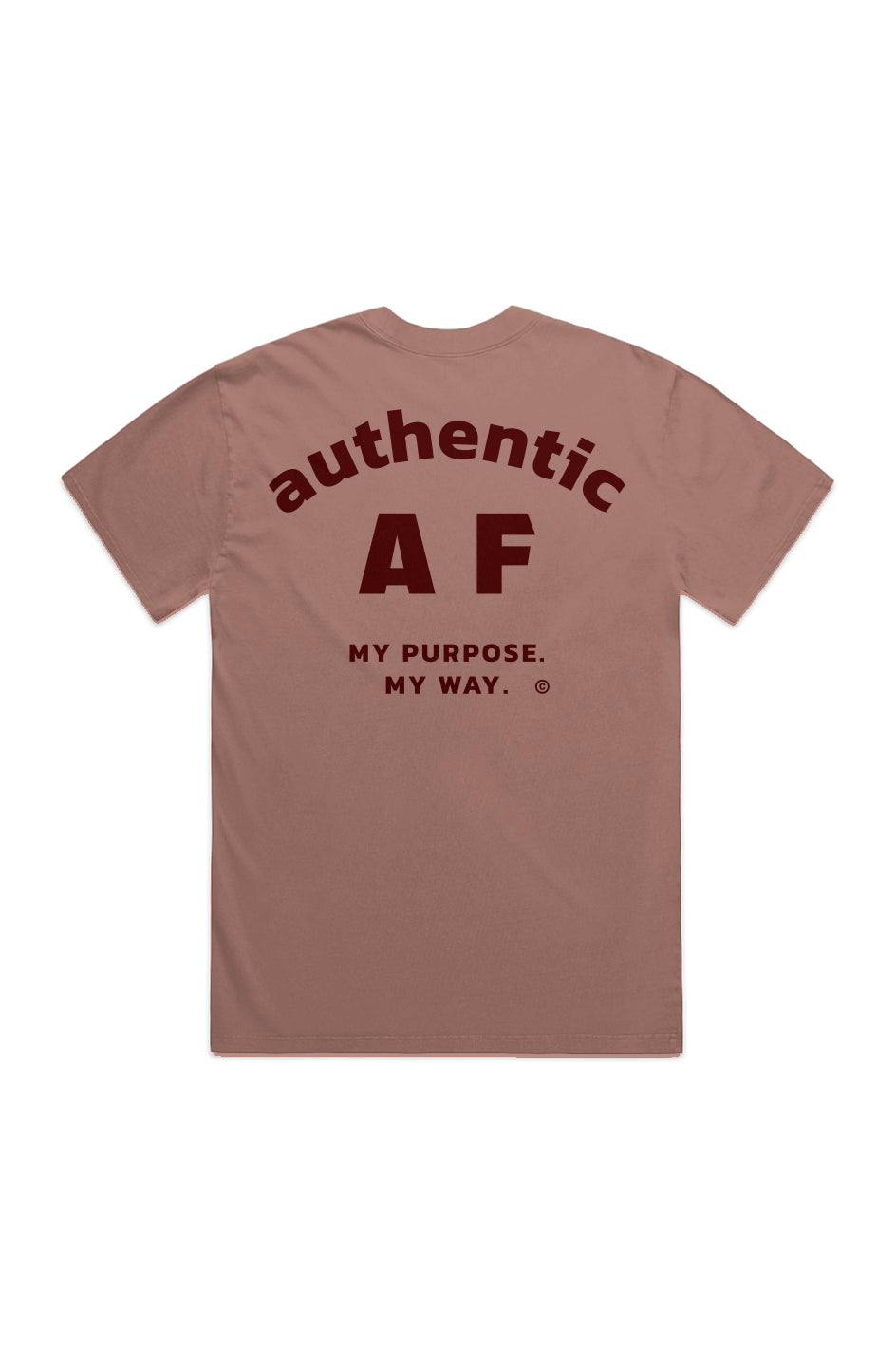 Authentic AF Heavy Loose Faded Tee