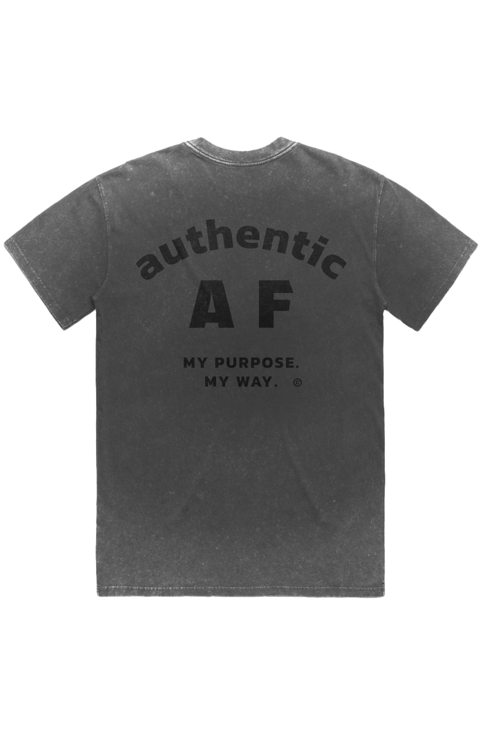 Authentic AF Heavy Loose Faded Tee