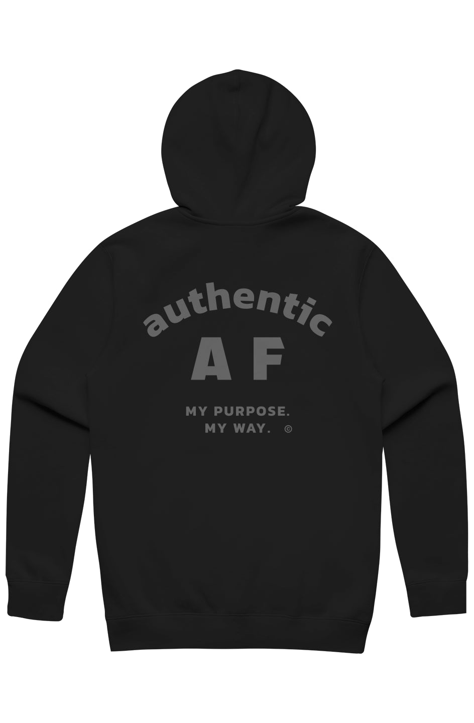Authentic AF Zip Hood