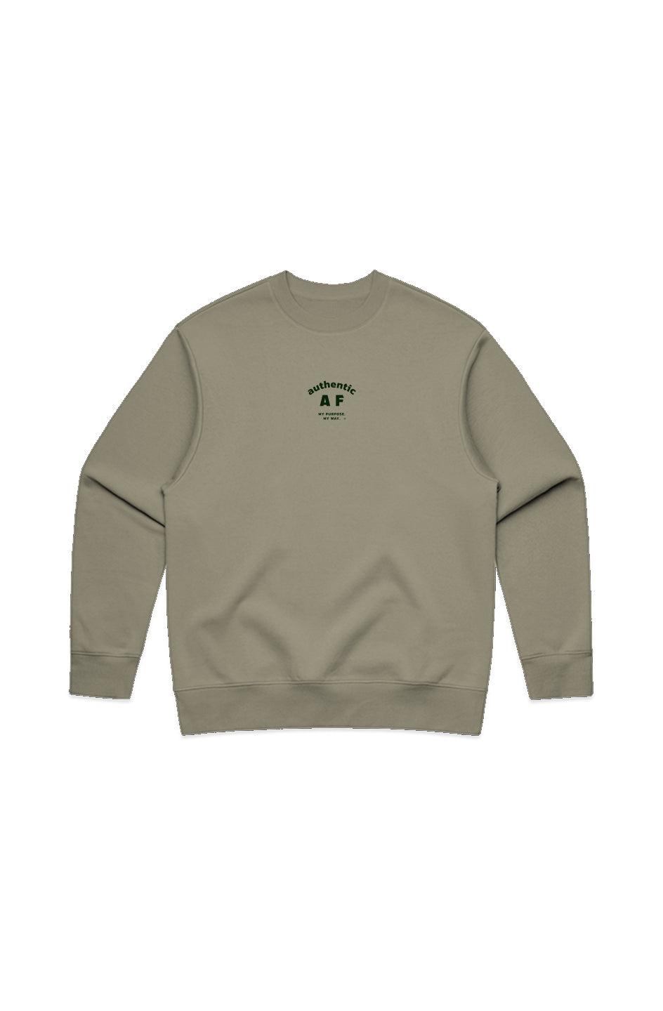 Authentic AF Men's Heavy Crewneck