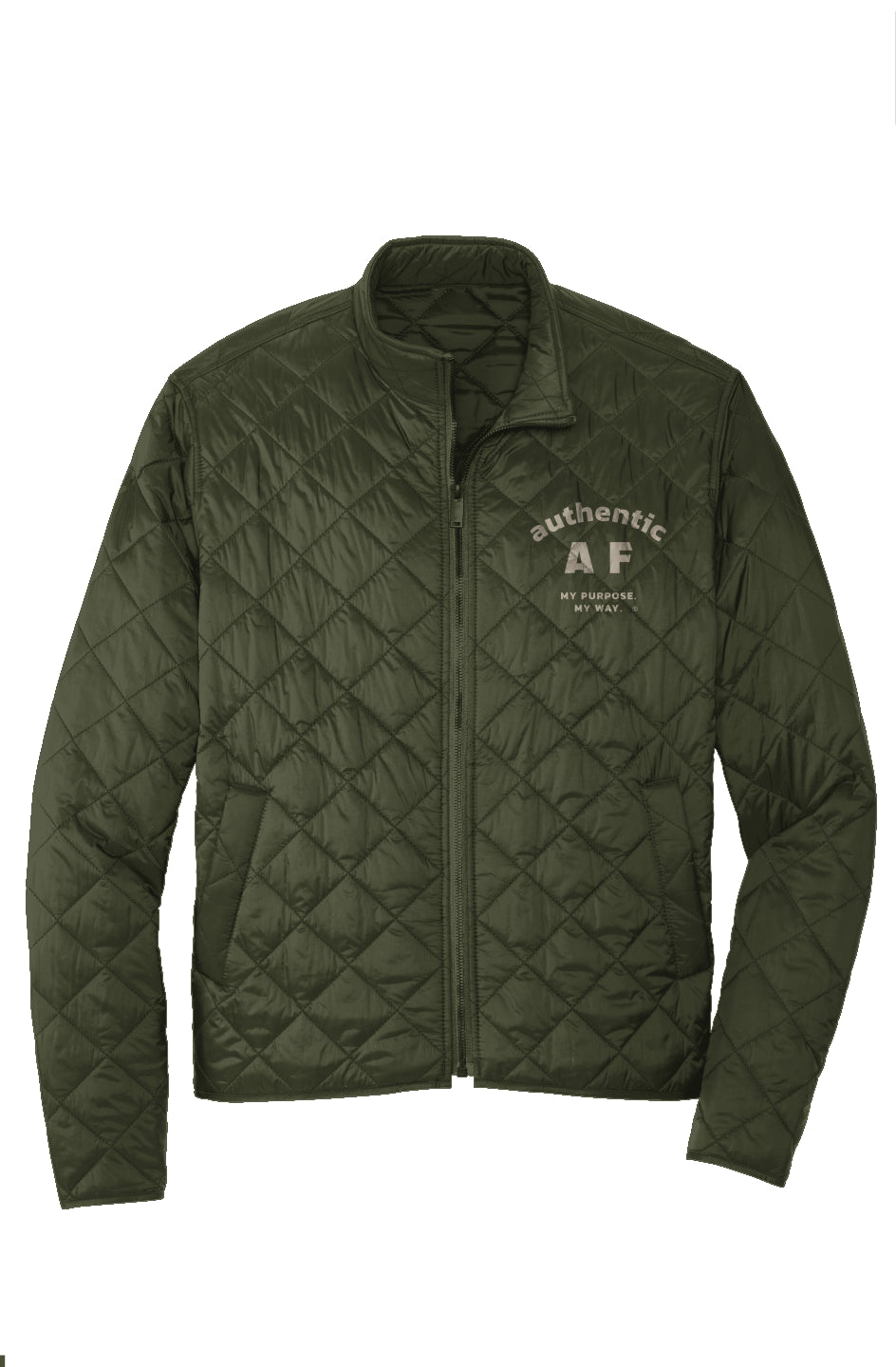 Authentic AF Quilted Full-Zip Jacket