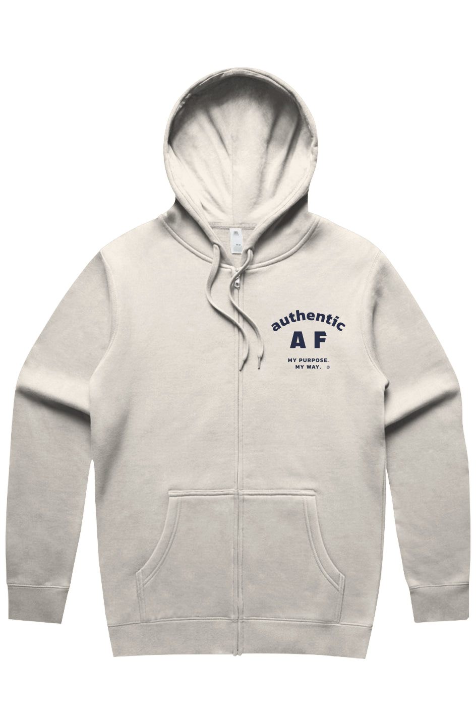 Authentic AF Midweight Zip Hoodie
