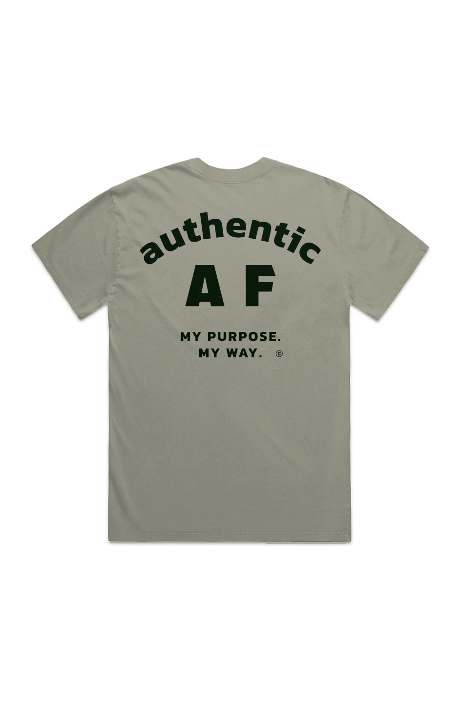 Authentic AF Heavy Loose Faded Tee