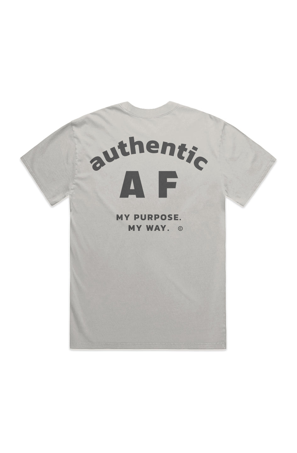 Authentic AF Heavy Loose Faded Tee