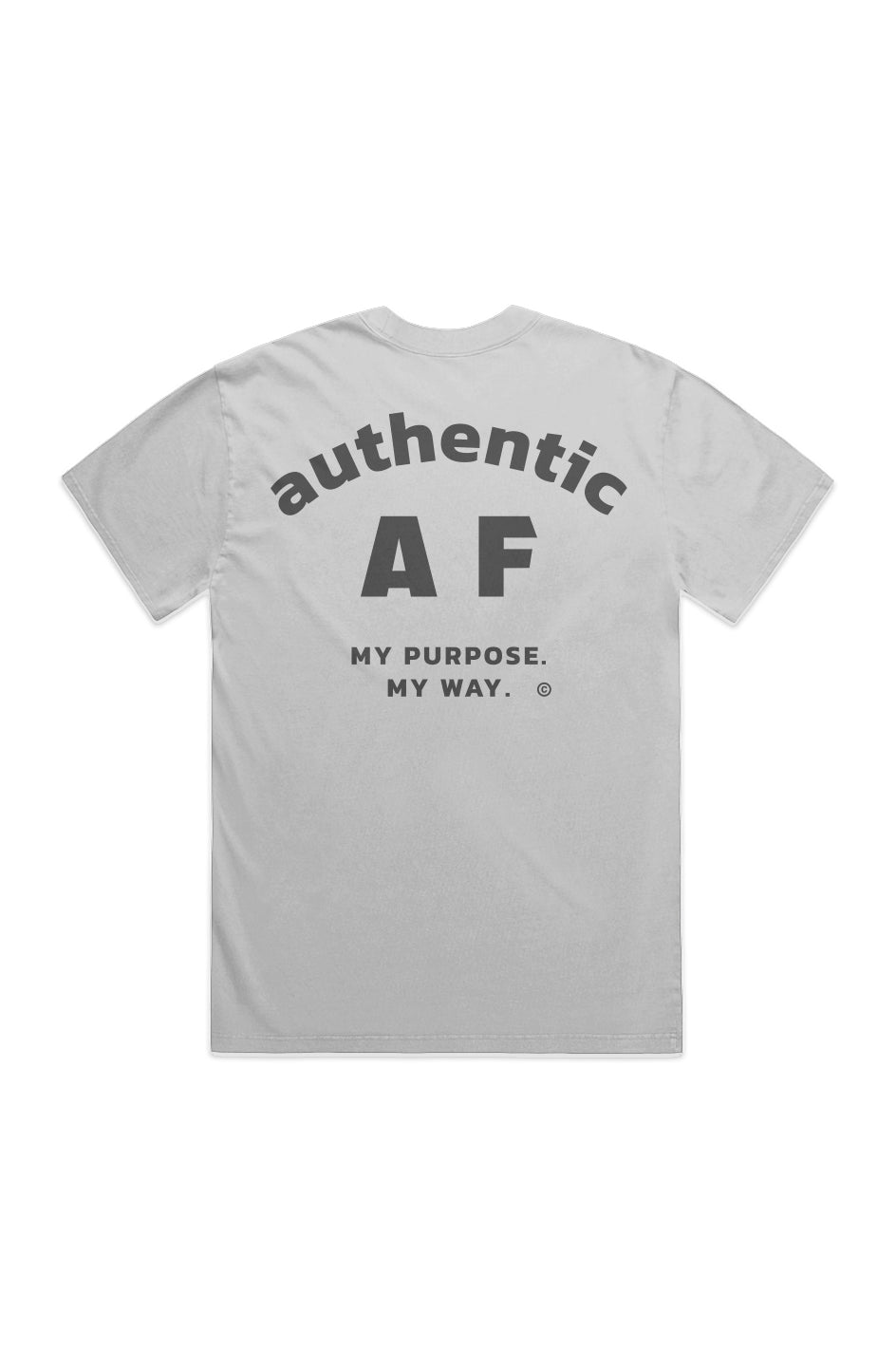 Authentic AF Heavy Loose Faded Tee