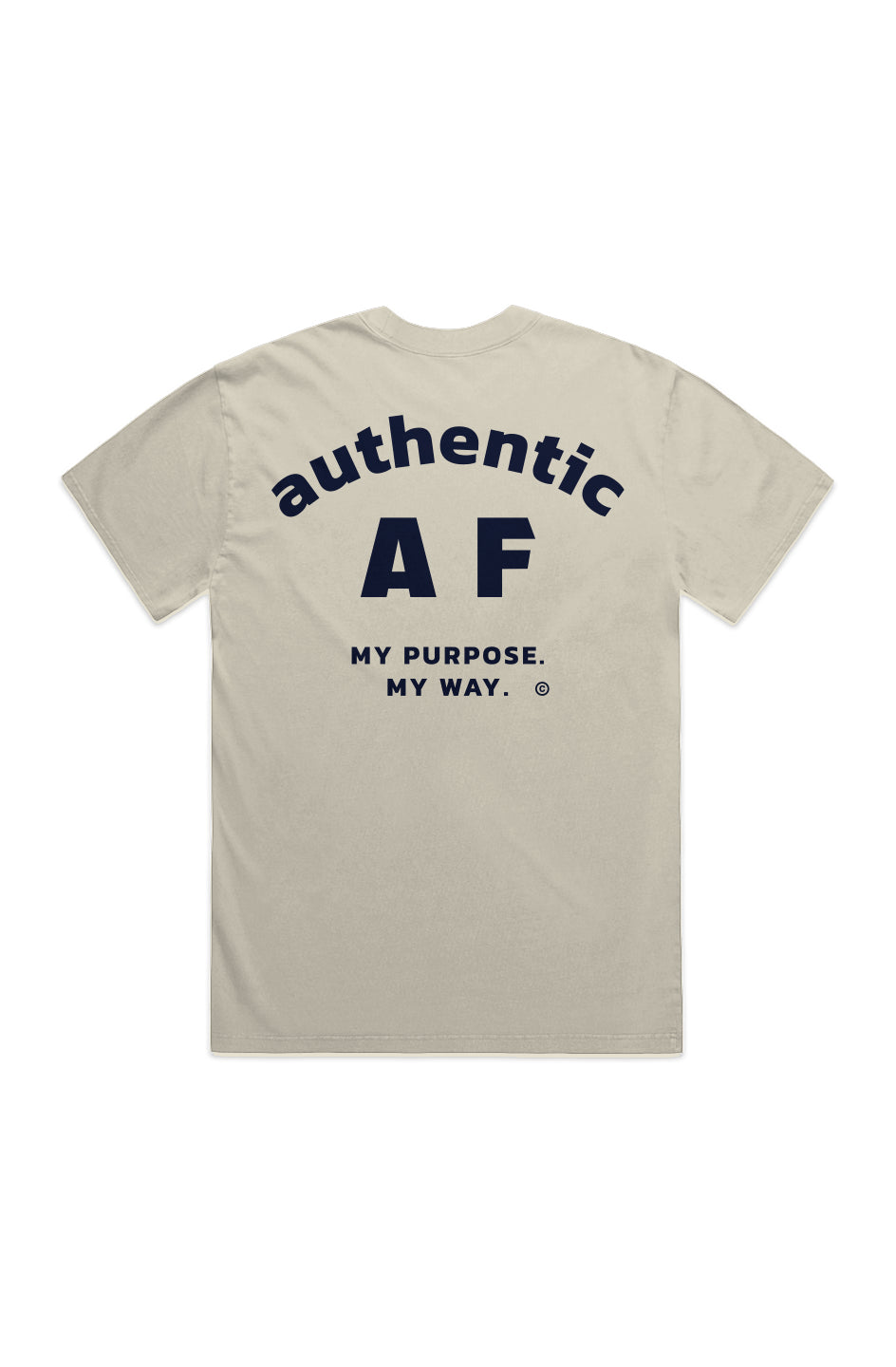 Authentic AF Heavy Loose Faded Tee