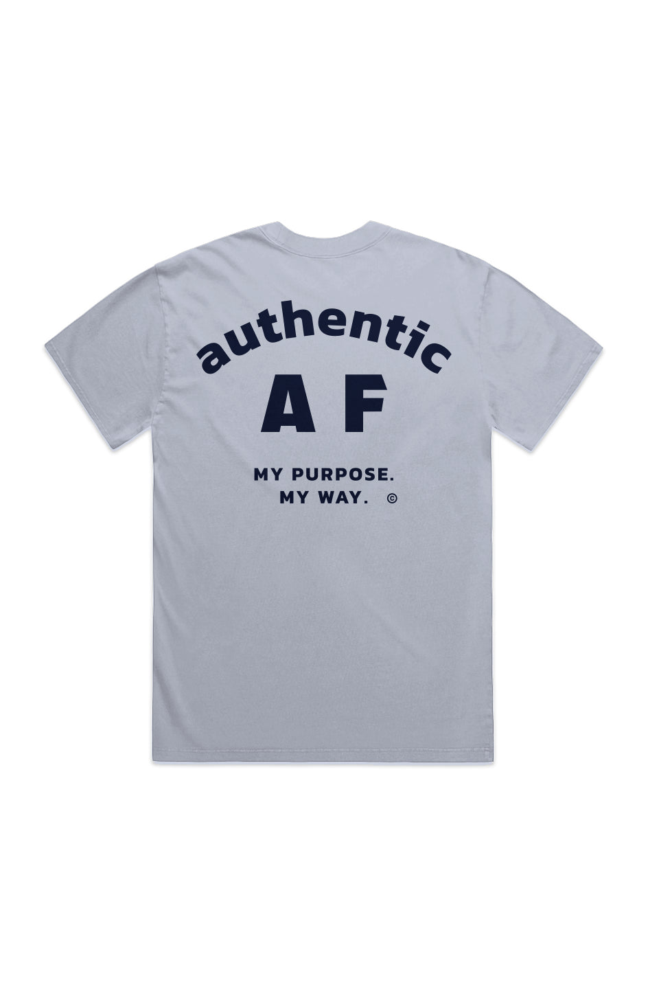 Authentic AF Heavy Loose Faded Tee