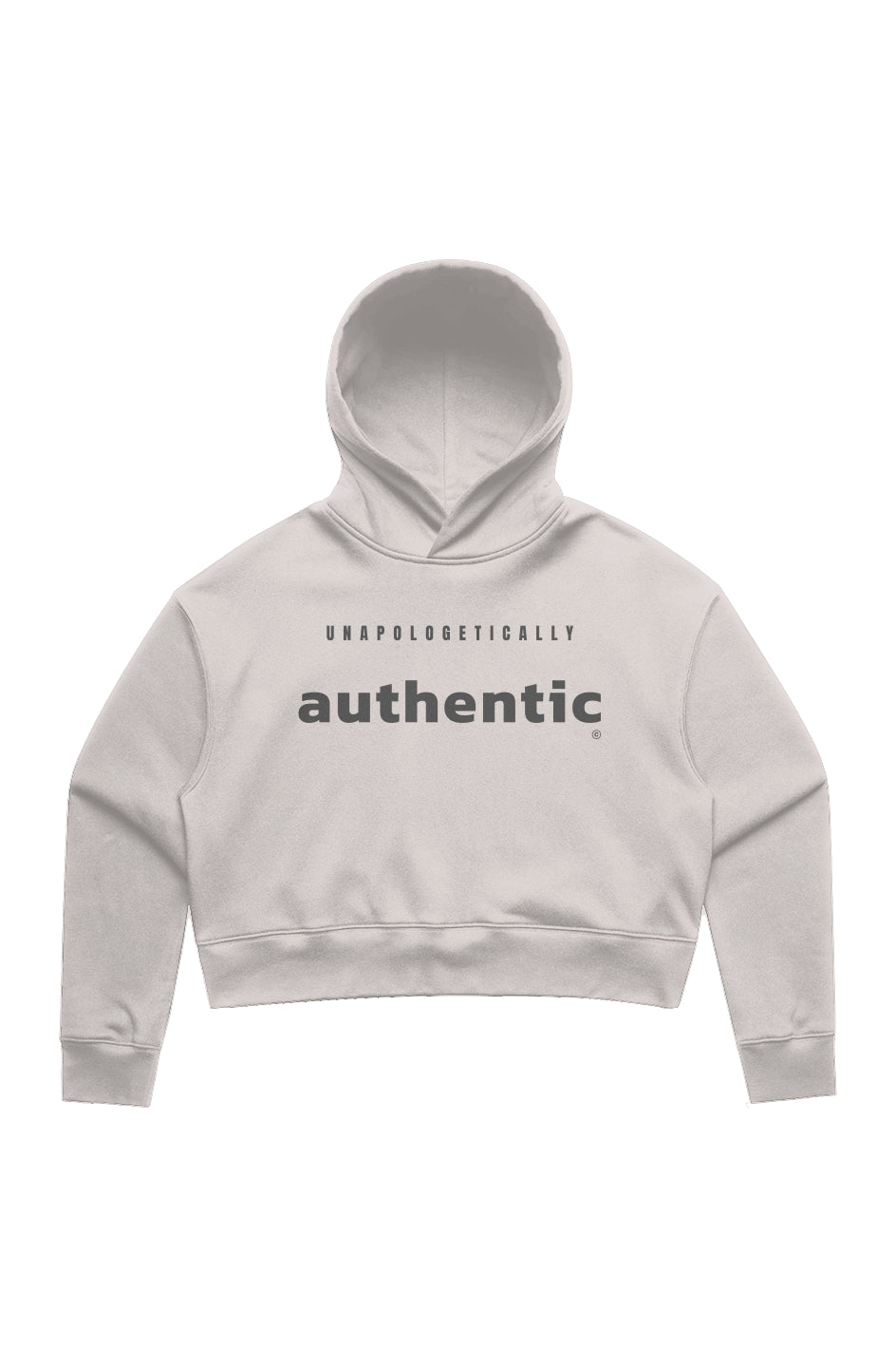 Unapologetically Authentic Women's Heavyweight Crop Hoodie