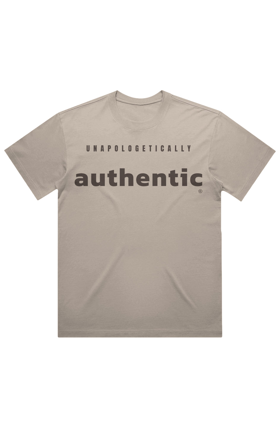 Unapologetically Authentic Mens Heavyweight Box Tee