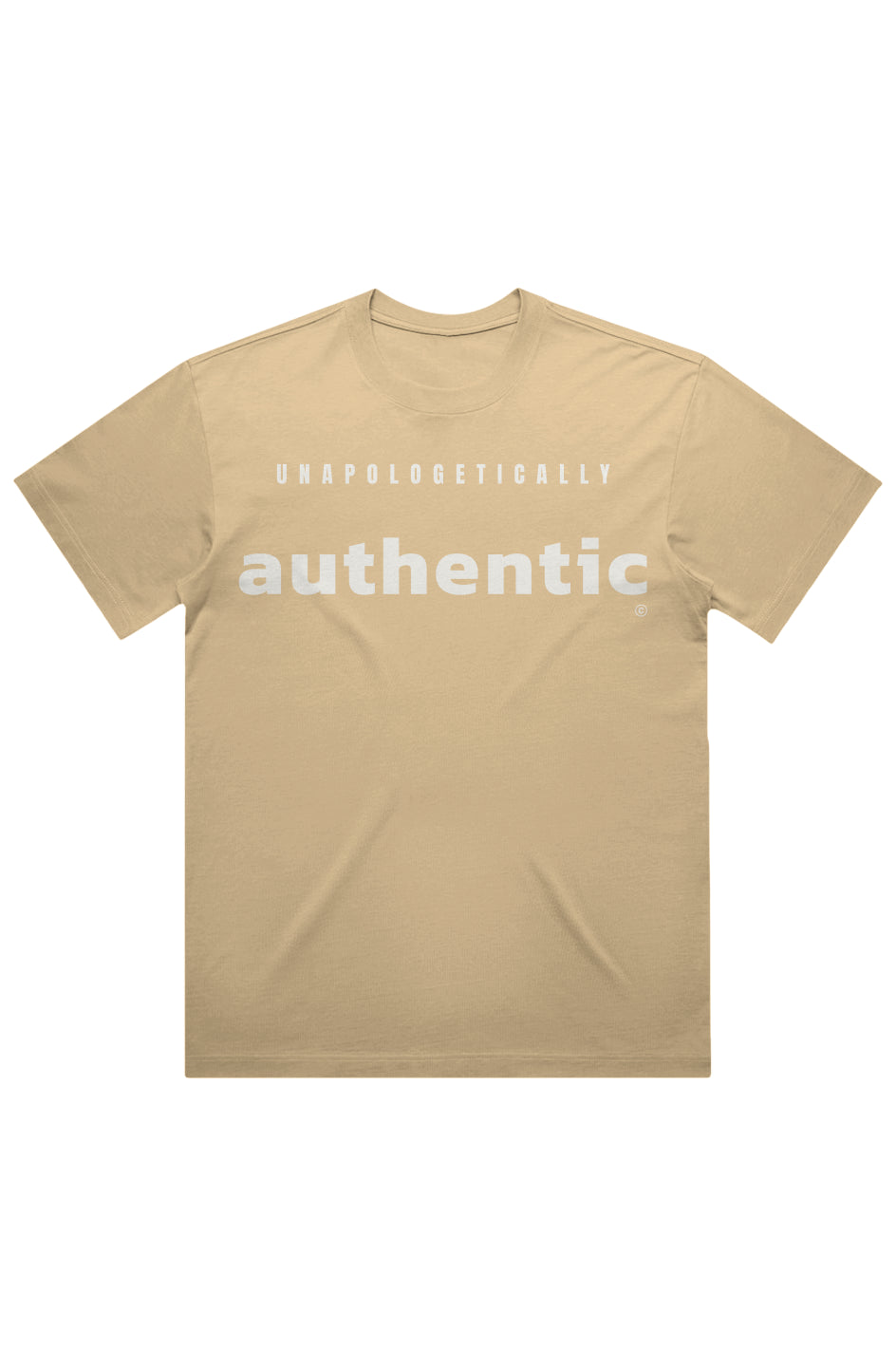 Unapologetically Authentic Mens Heavyweight Box Tee