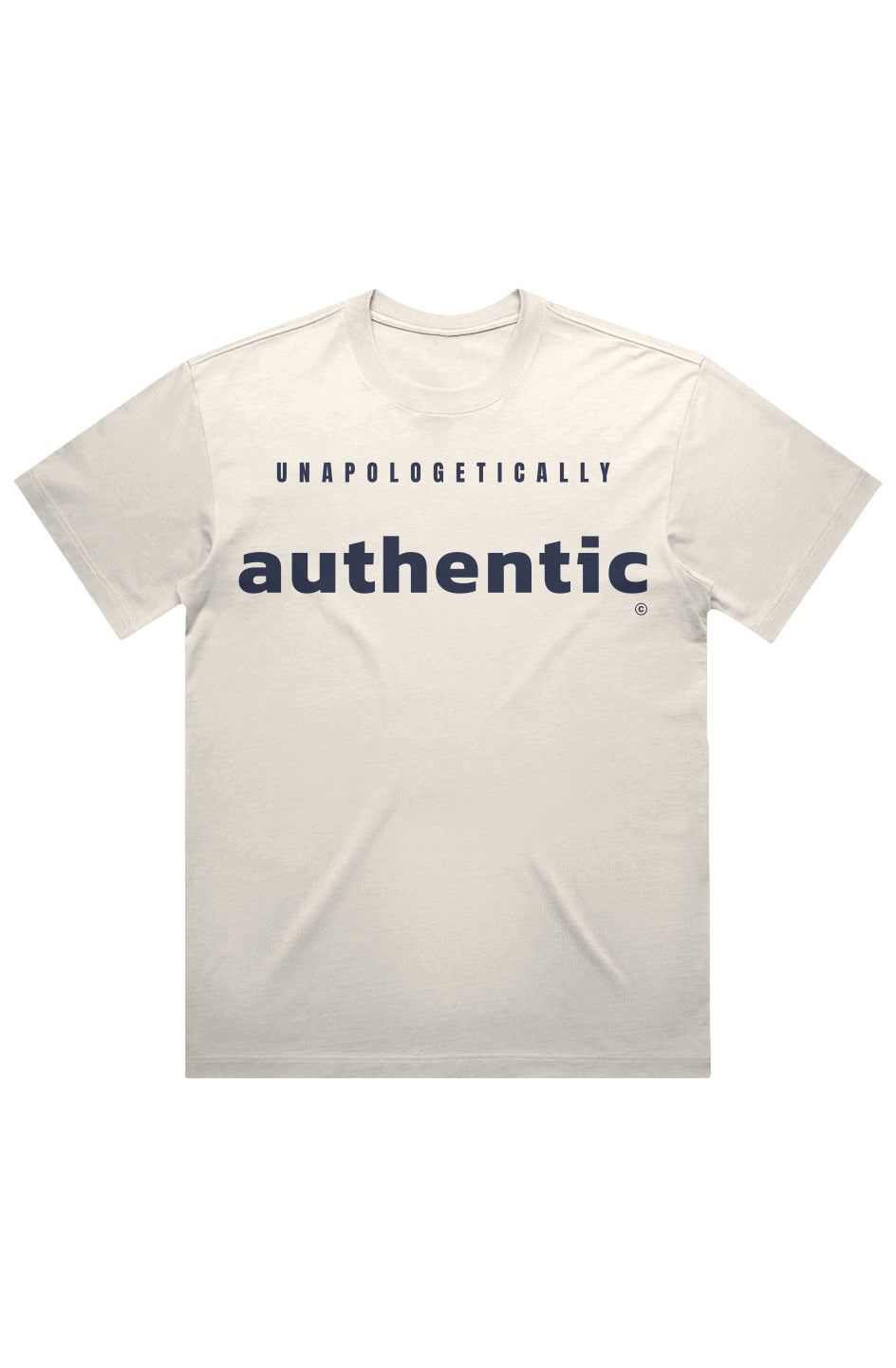 Unapologetically Authentic Mens Heavyweight Box Tee