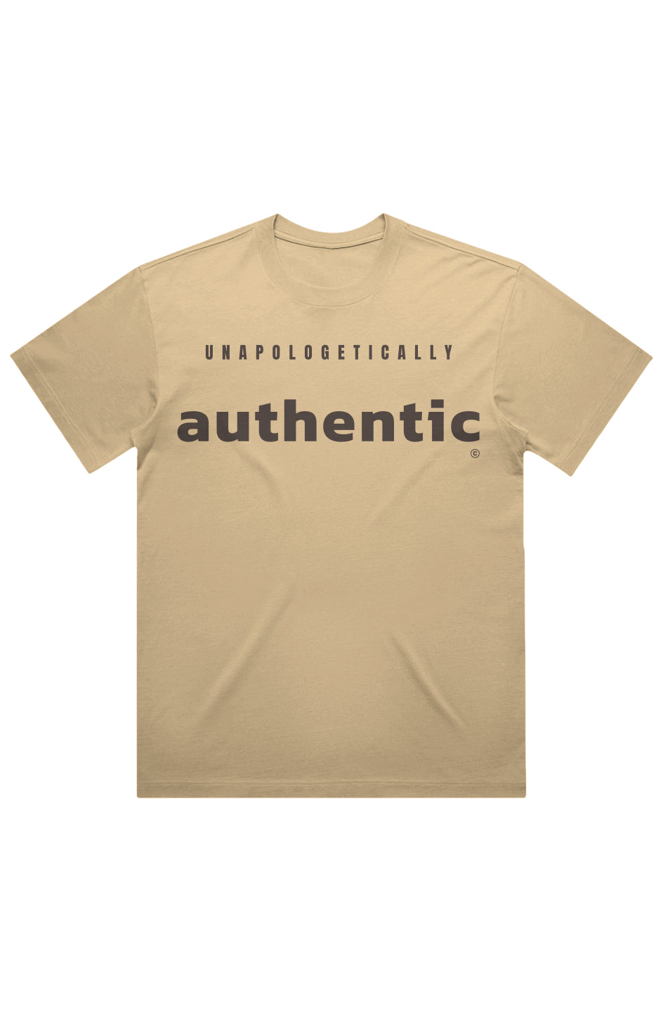Unapologetically Authentic Mens Heavyweight Box Tee