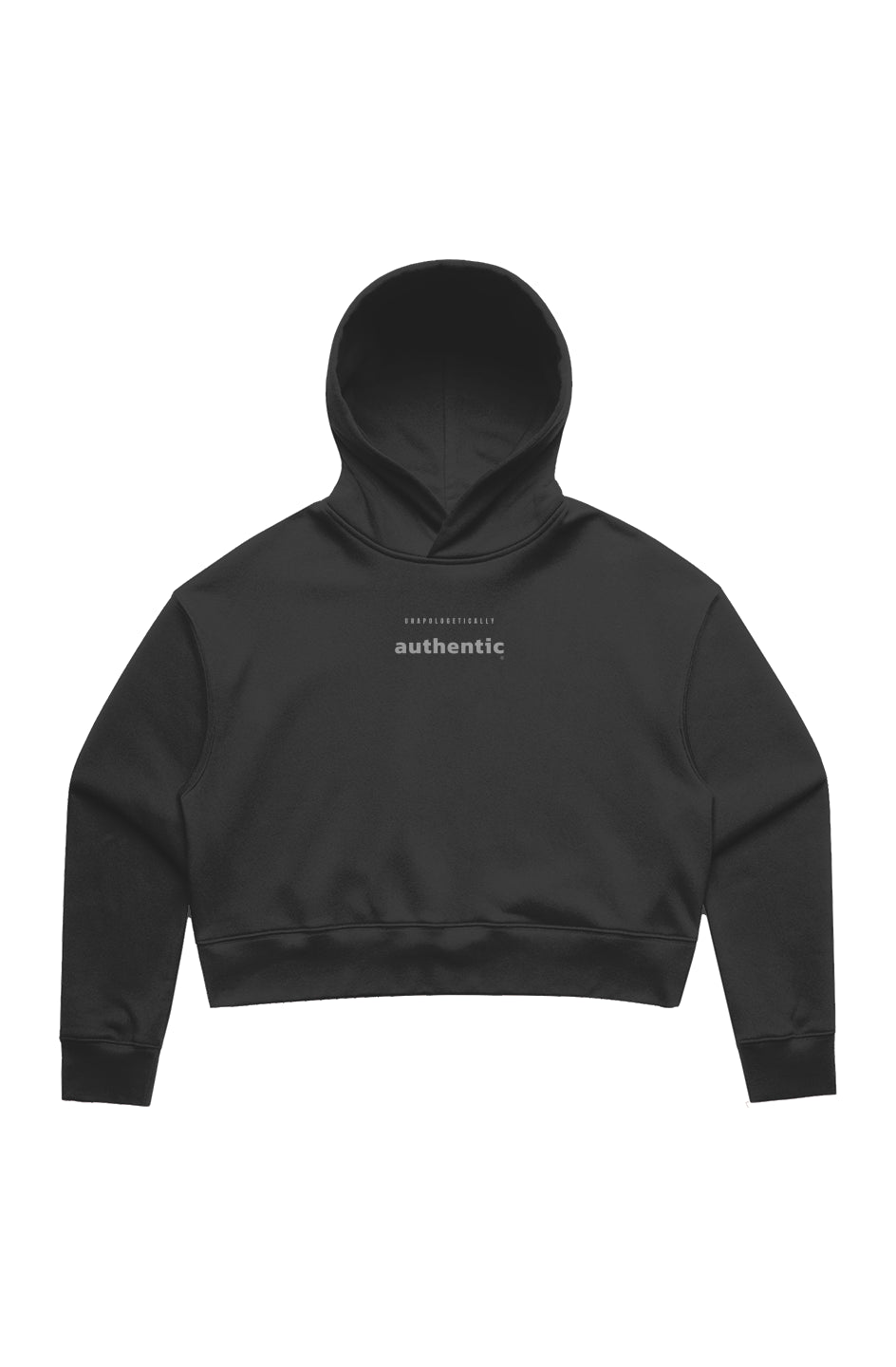 Unapologetically Authentic Women's Heavyweight Crop Hoodie