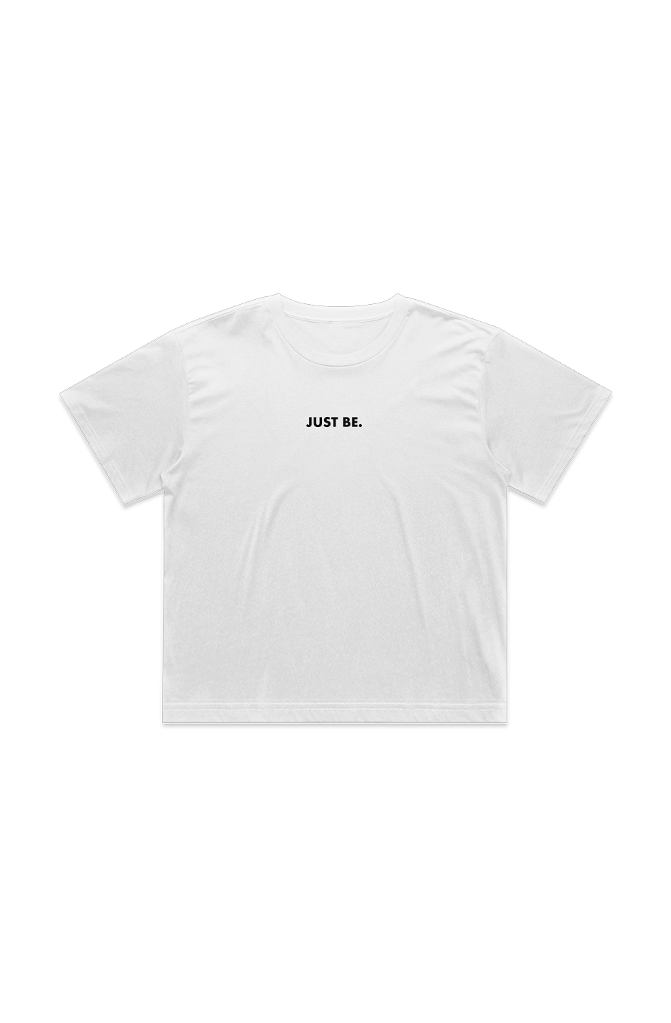 Just Be Women's Midweight Crop Tee