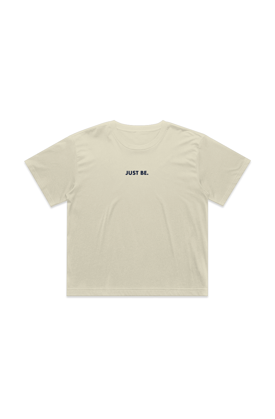 Just Be Women's Midweight Crop Tee