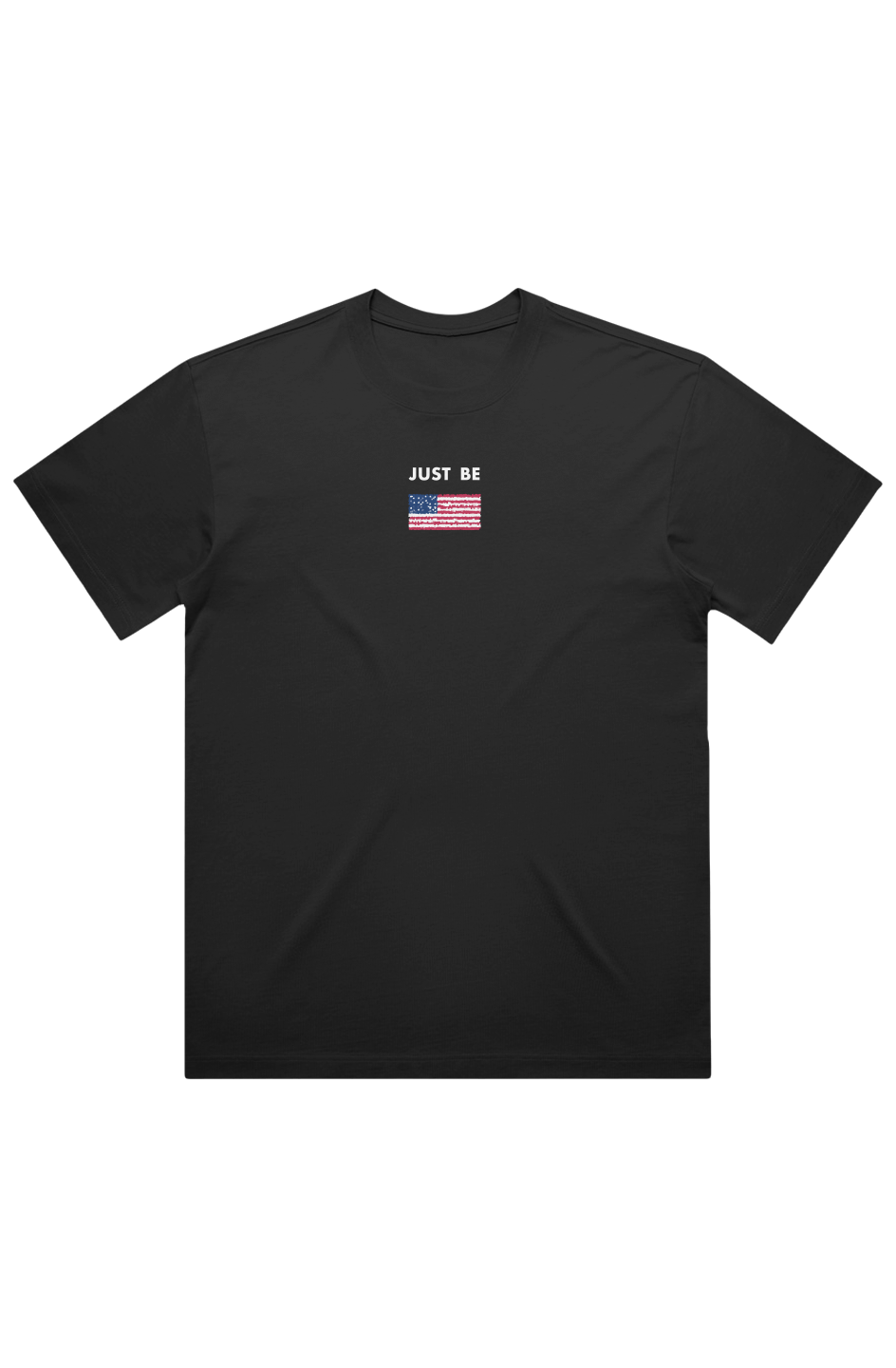 JUST BE UNITED AMERICAN HEAVYWEIGHT BOX TEE