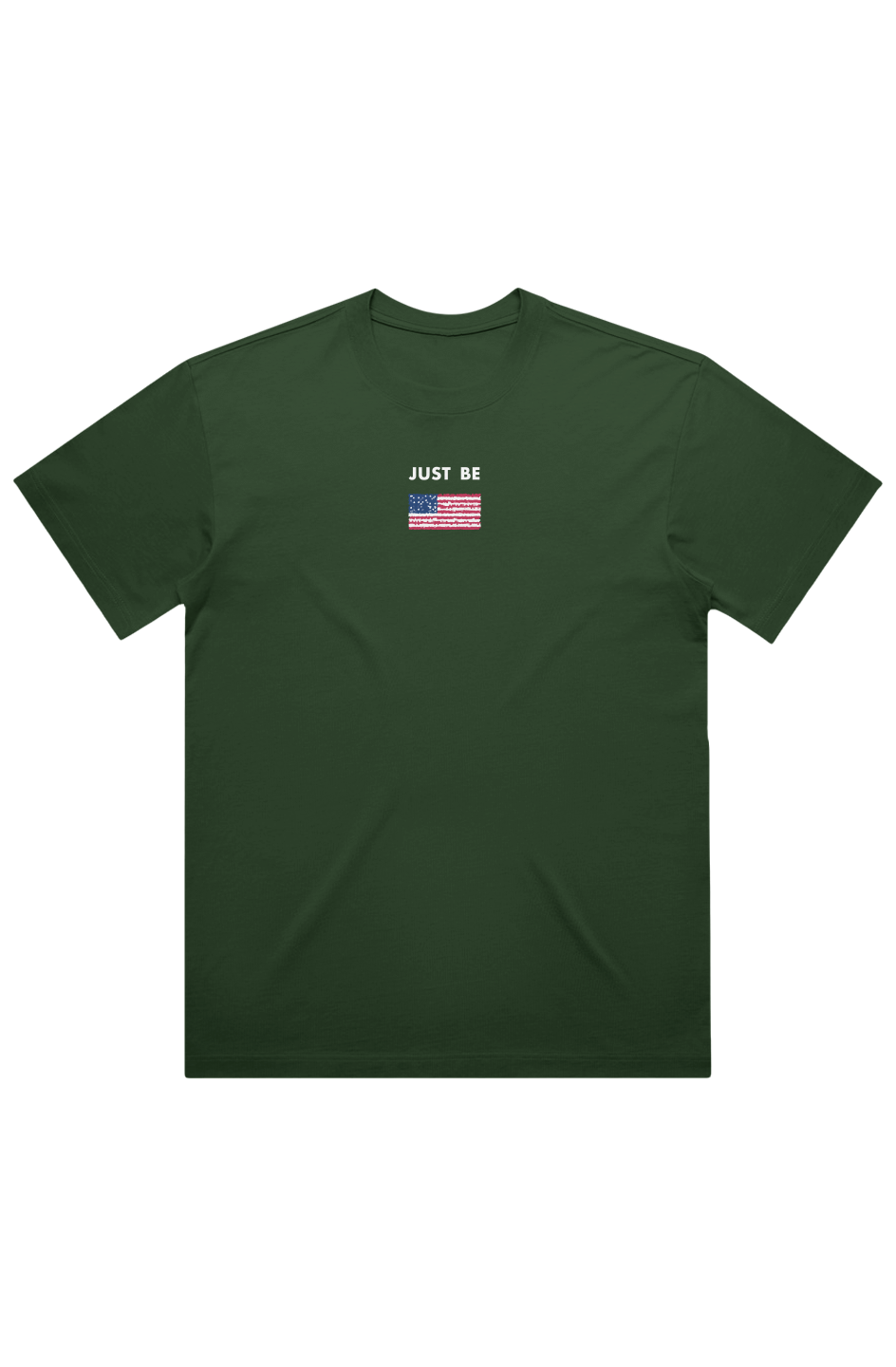 JUST BE UNITED AMERICAN HEAVYWEIGHT BOX TEE