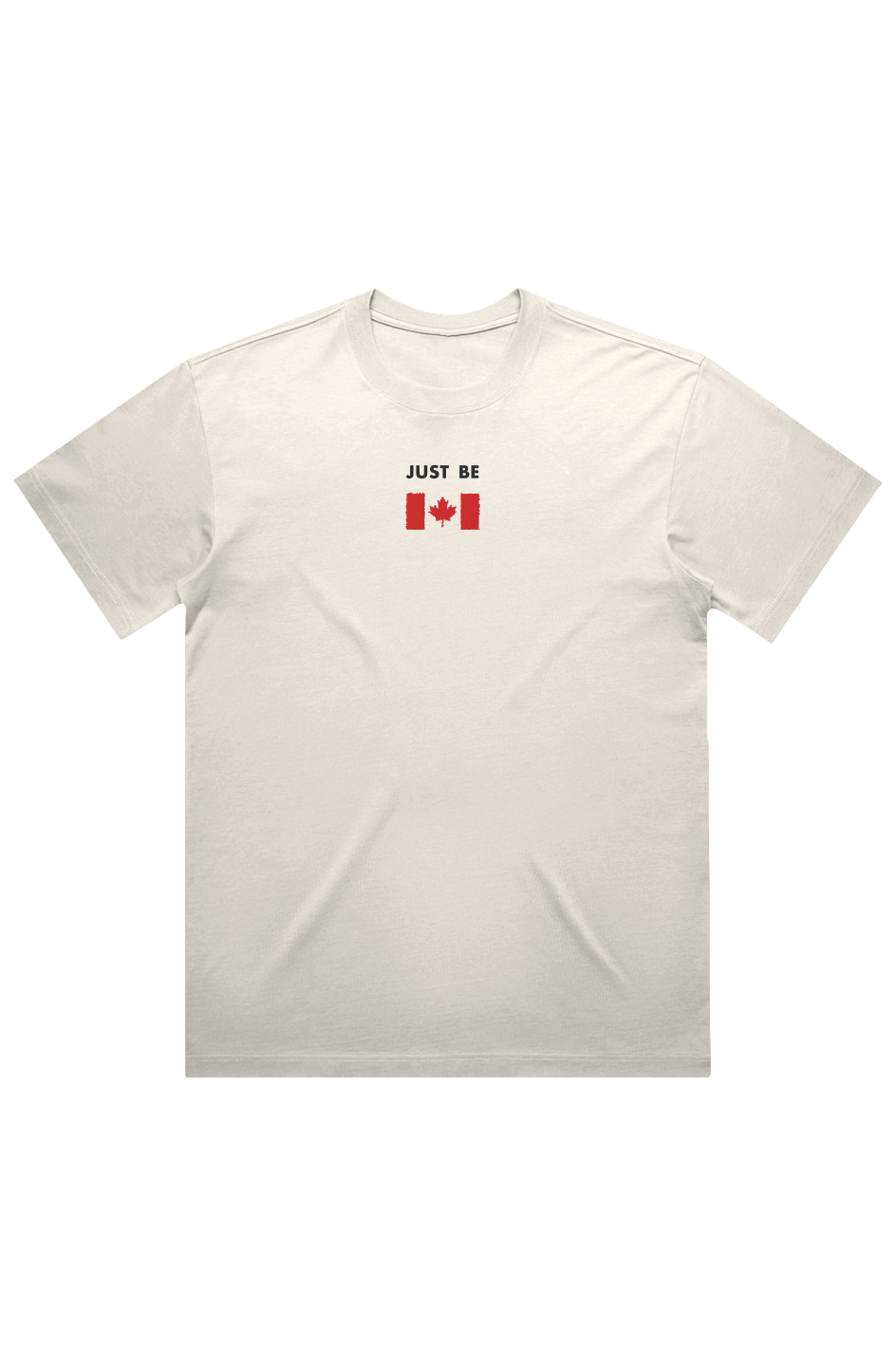 JUST BE UNITED CANADIAN HEAVYWEIGHT BOX TEE