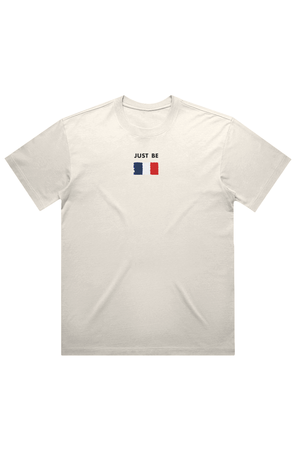 JUST BE UNITED FRENCH HEAVYWEIGHT BOX TEE