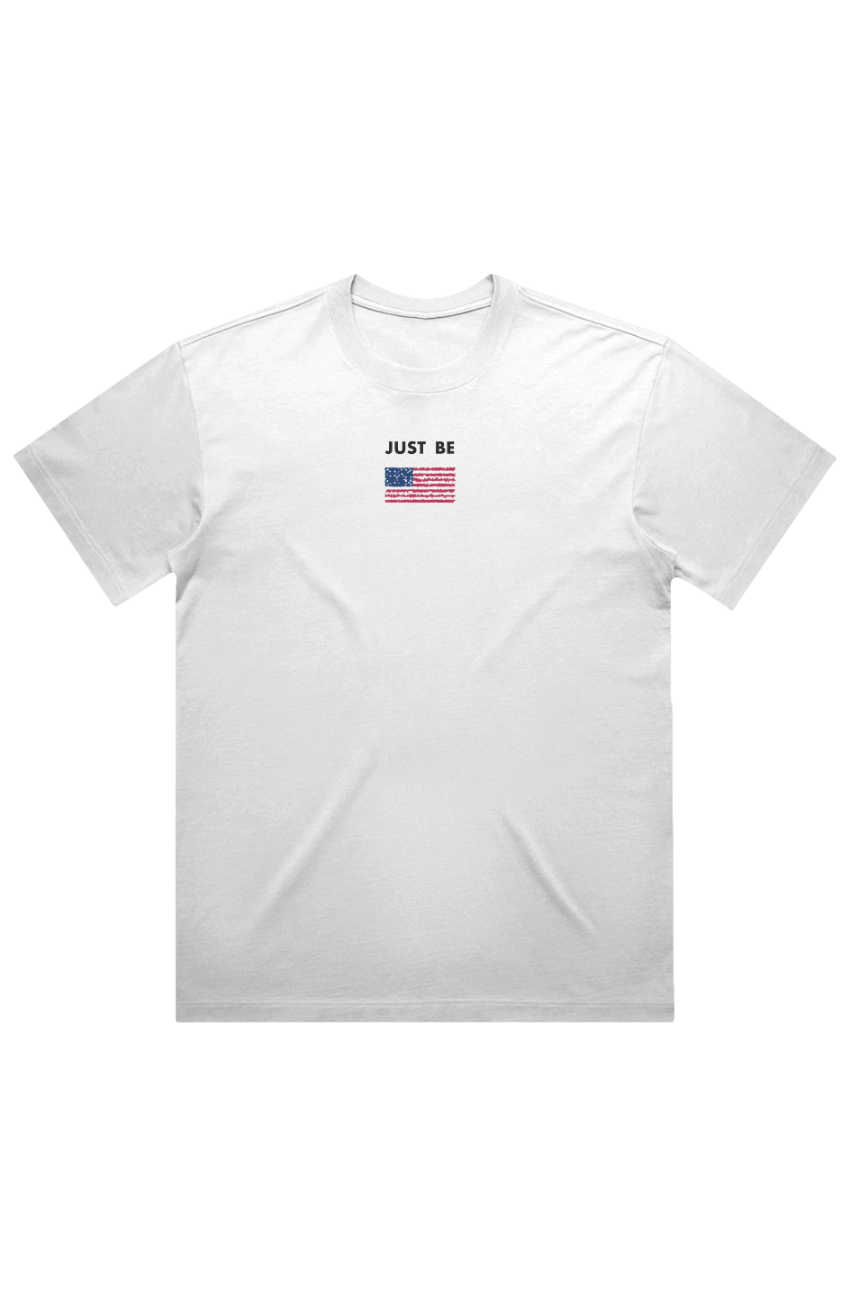 JUST BE UNITED AMERICAN HEAVYWEIGHT BOX TEE