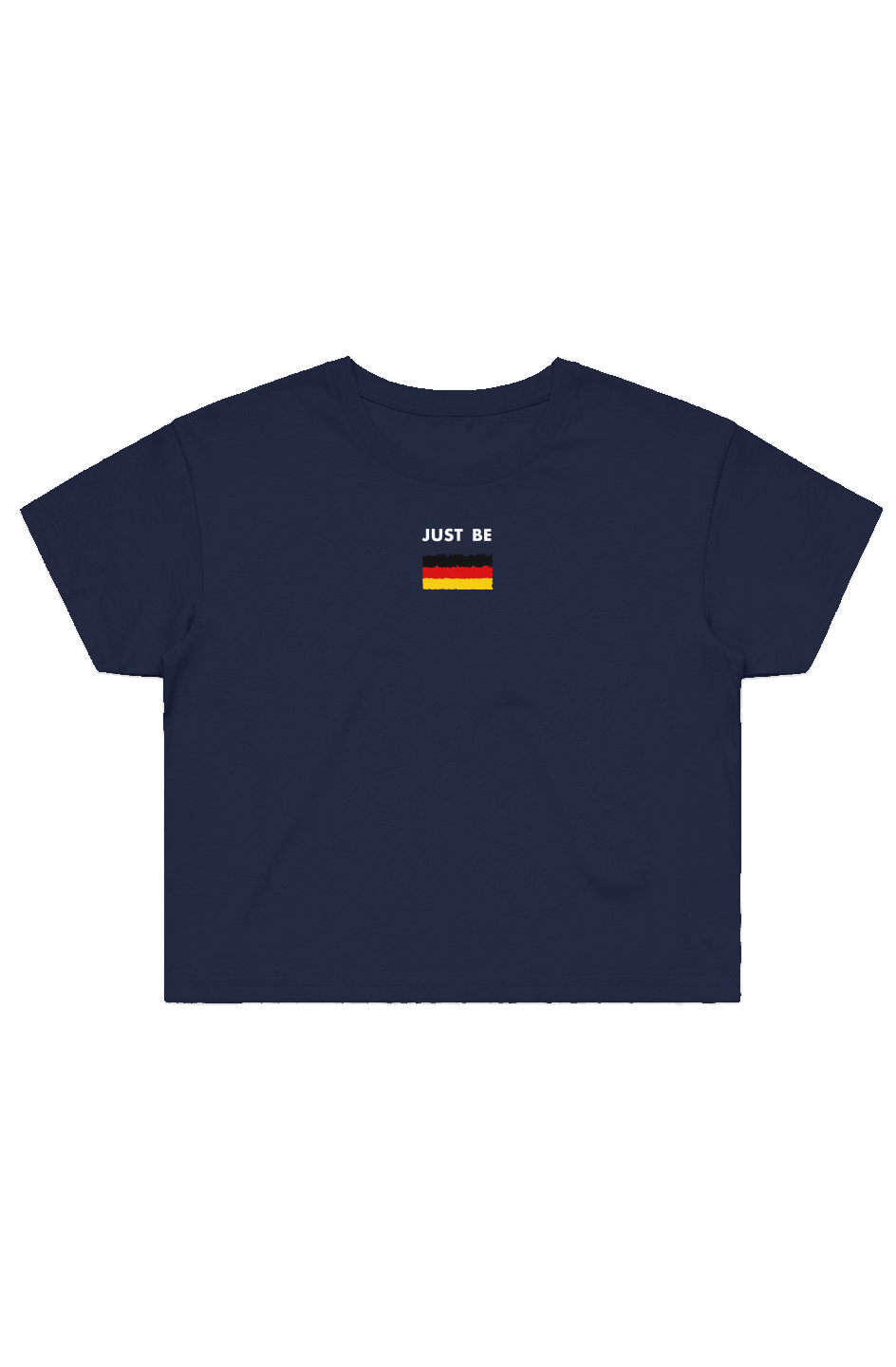 JUST BE UNITED GERMAN STREET CROP TEE