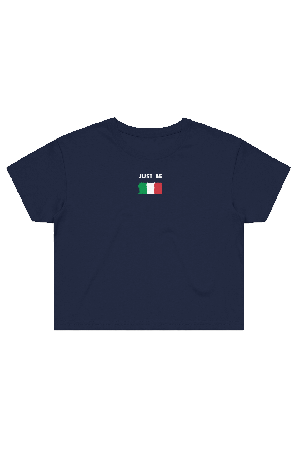 JUST BE UNITED ITALIAN STREET CROP TEE