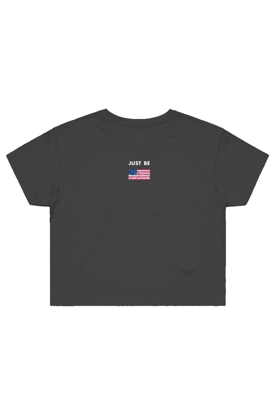 JUST BE UNITED AMERICAN STREET CROP TEE