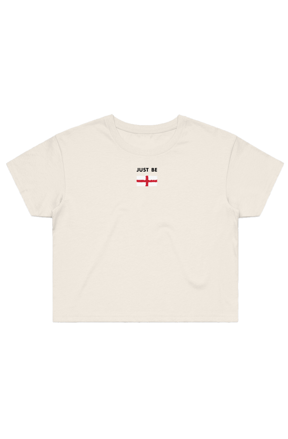 JUST BE UNITED ENGLISH STREET CROP TEE