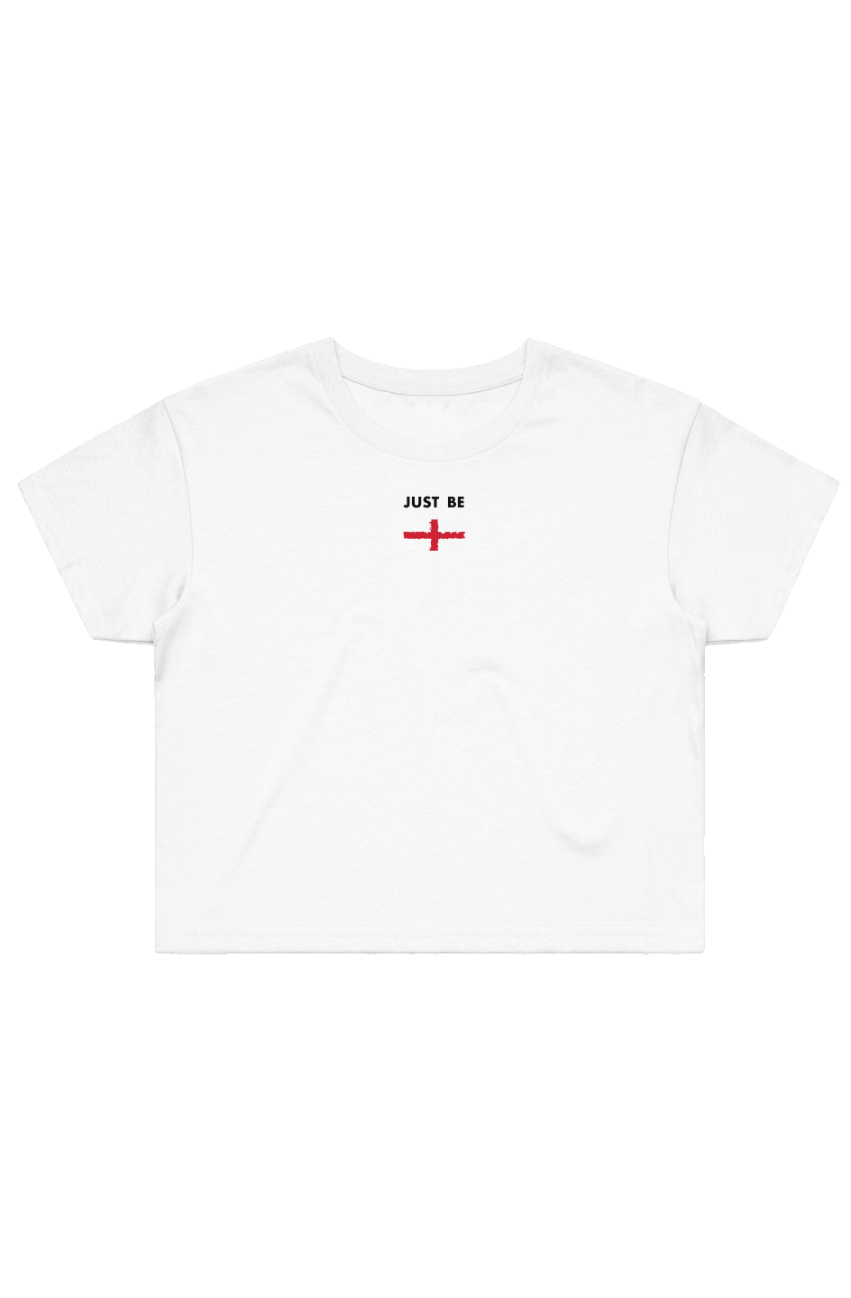 JUST BE UNITED ENGLISH STREET CROP TEE