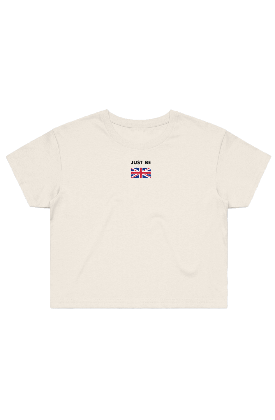 JUST BE UNITED BRITISH STREET CROP TEE