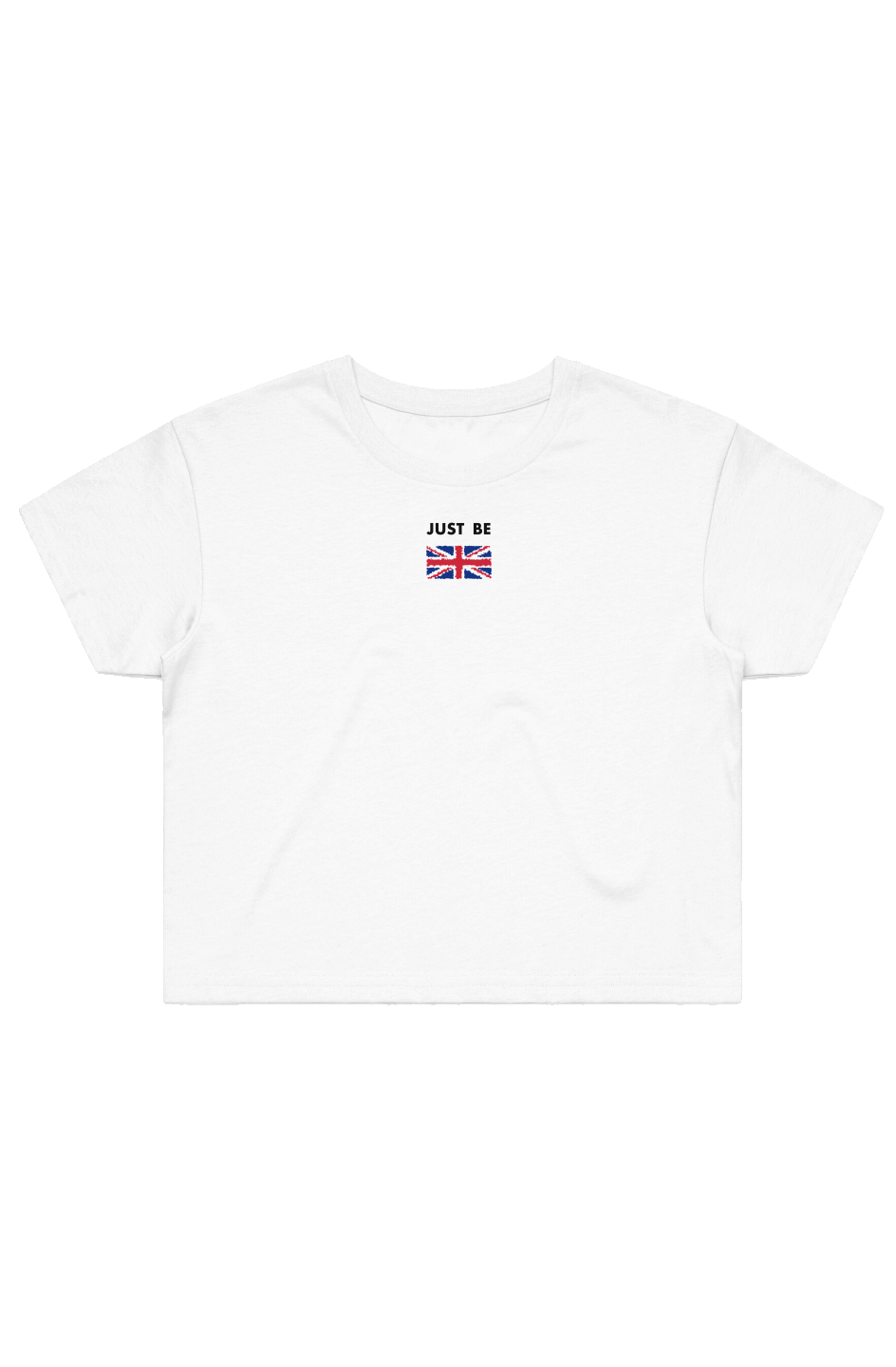 JUST BE UNITED BRITISH STREET CROP TEE