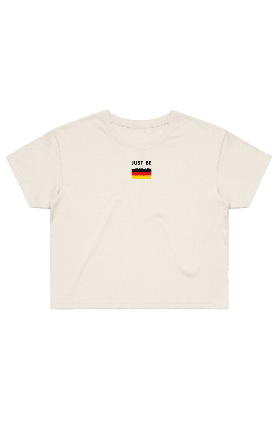 JUST BE UNITED GERMAN STREET CROP TEE