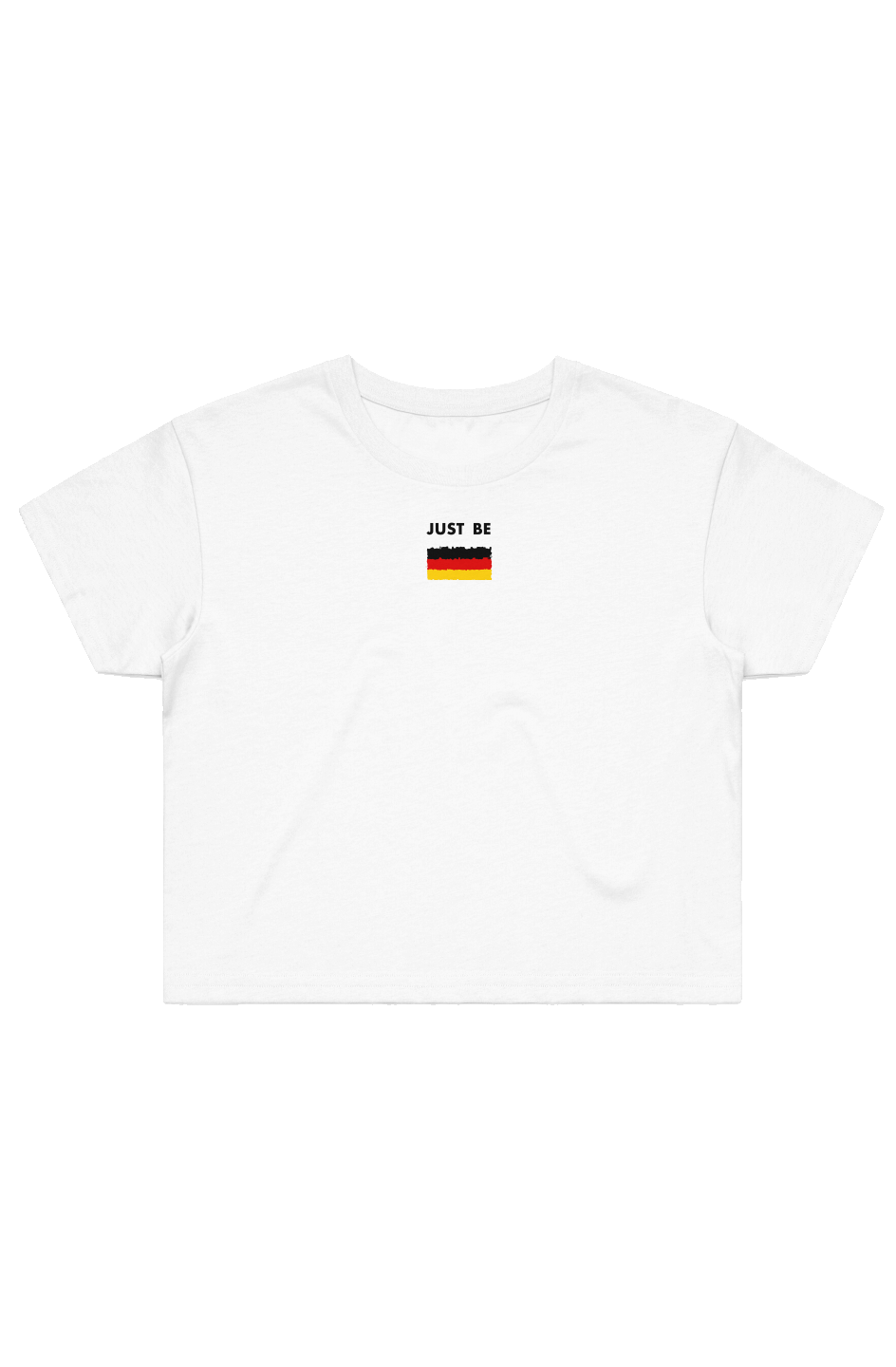 JUST BE UNITED GERMAN STREET CROP TEE