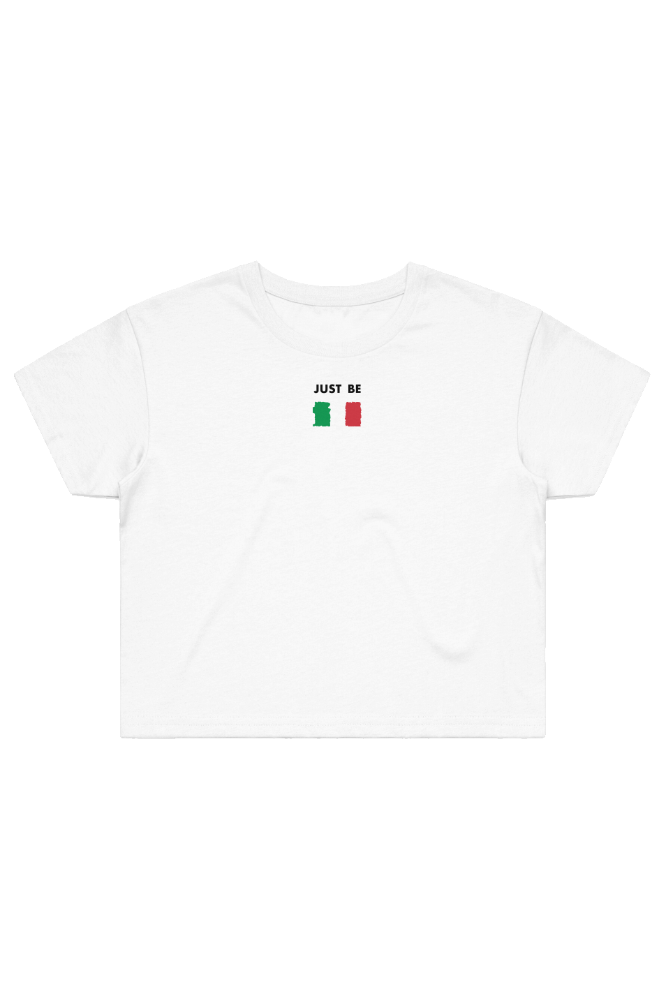 JUST BE UNITED ITALIAN STREET CROP TEE