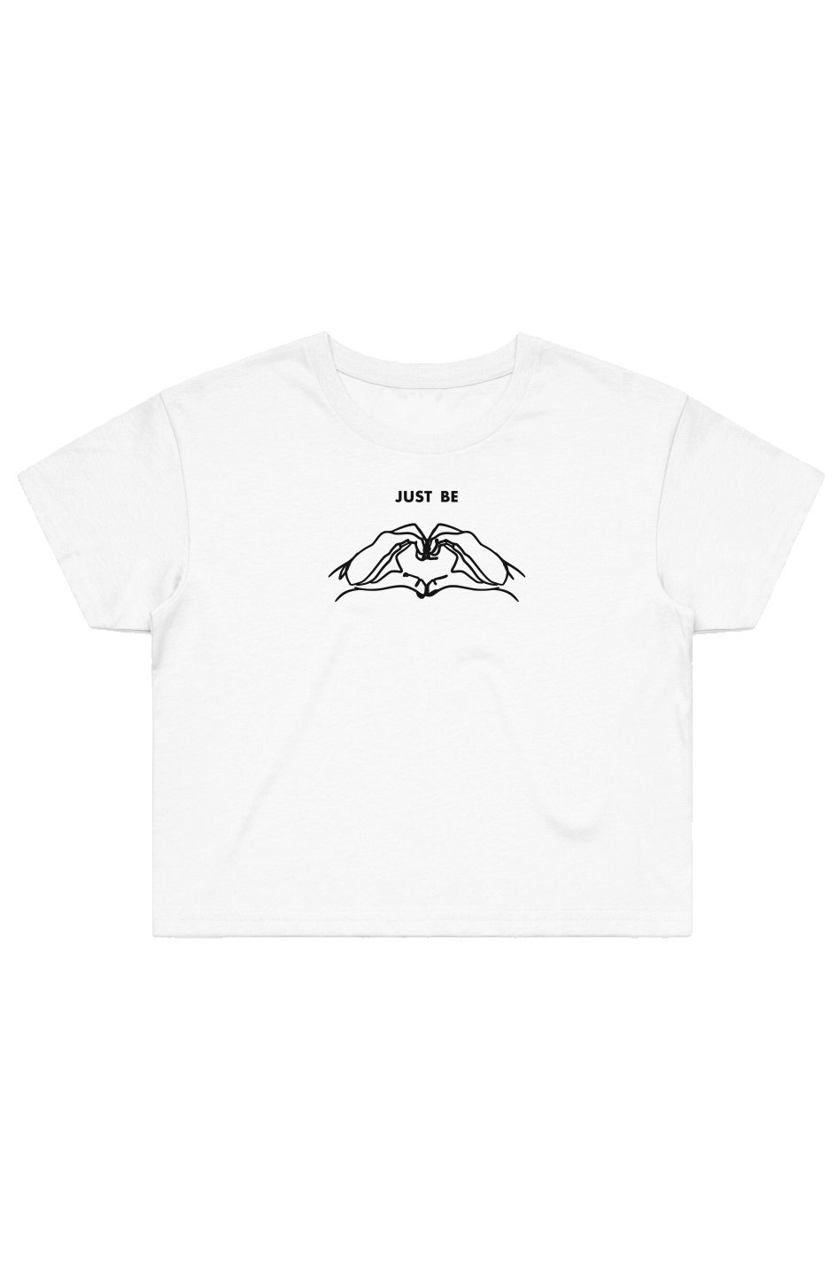 JUST BE UNITED 1 LOVE STREET CROP TEE