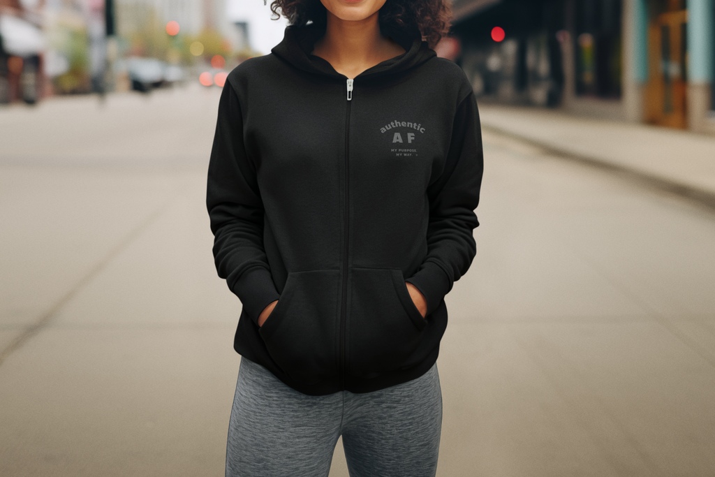 Authentic AF Zip Hood